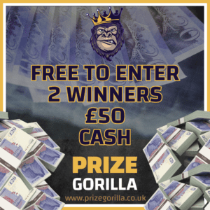 Prize Gorilla FREE COMPETITION – 2 x £50