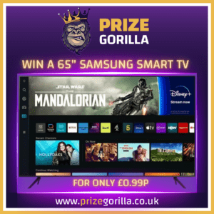 Win a Samsung 65" TV with Prize Gorilla