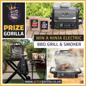 Prize Gorilla Win a ninja BBQ Grill & Smoker