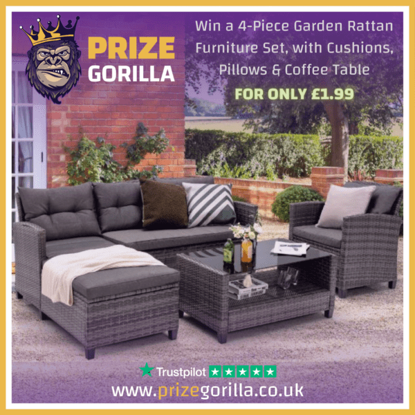 Win Garden furniture with Prize Gorilla