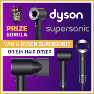 Prize Gorilla Win a Dyson Supersonic Origin Hair dryer