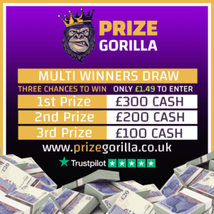 Prize Gorilla Multi Cash competition