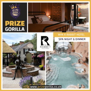 win a spa experience at The Rabbit Hotel with Prize Gorilla