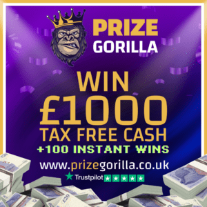 PRIZE GORILLA - £1000 CASH