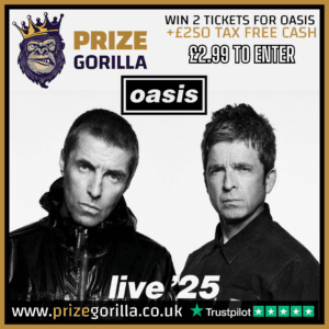 PRIZE GORILLA - WIN OASIS TICKETS