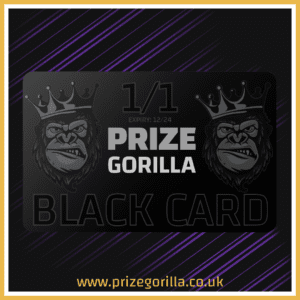 Win a Prize Gorilla Black Card Free entry to every competition in 2024