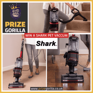 Prize Gorilla win a Shark Vacuum pet hoover