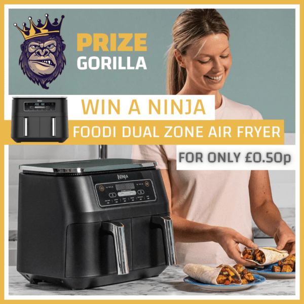 Prize Gorilla Belfast Northern Ireland UK United Kingdom Best Prize competition website 2024 2025 ninja Air Fryer