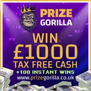 PRIZE GORILLA - £1000 CASH