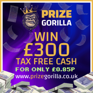 PRIZE GORILLA - FREE TO ENTER £100 CASH