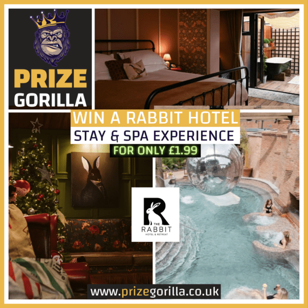 Prize Gorilla Win a spa experience at Rabbit Hotel in Northern Ireland