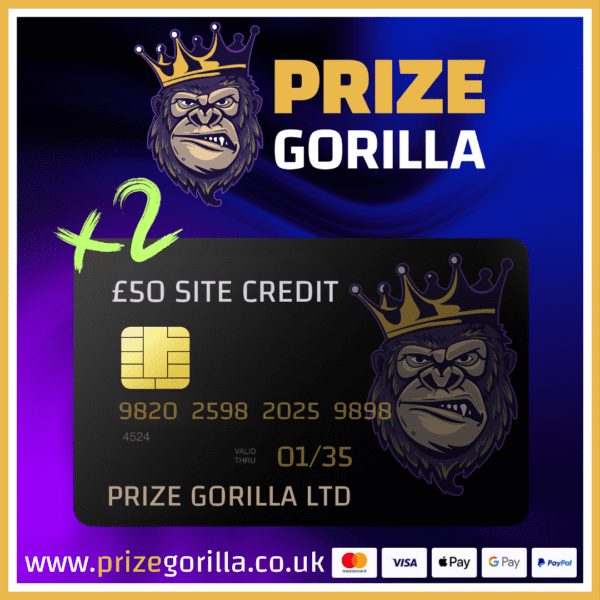 Prize Gorilla site credit best competition prize website Northern Ireland Belfast UK 2025