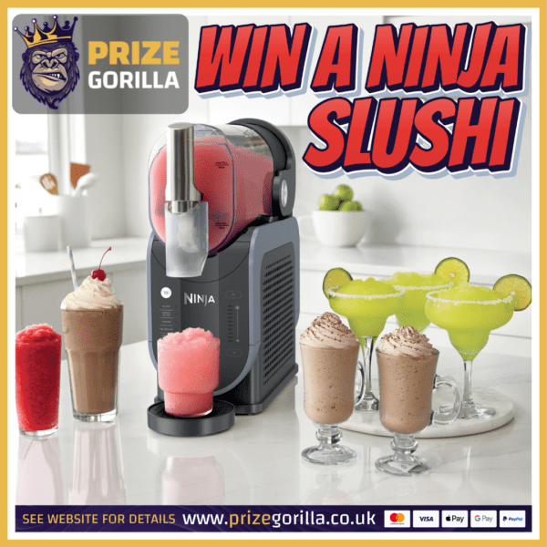 Prize Gorilla win a ninja Slushi competition website 2025 United Kingdom Northern Ireland